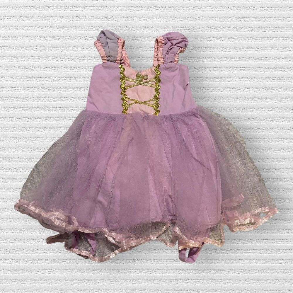 Rapunzel Size 4 Purple Gold TuTu Dress